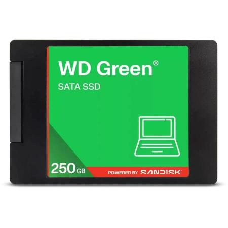 SSD накопитель WD Green WDS250G5G0A 250ГБ, 2.5", SATA III,  SATA