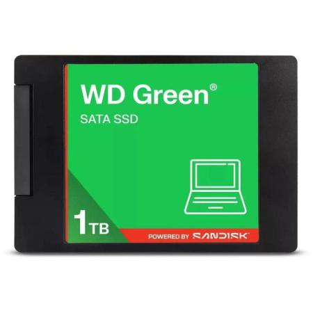 SSD накопитель WD Green 1ТБ, 2.5", SATA III,  SATA [wds100t5g0a]