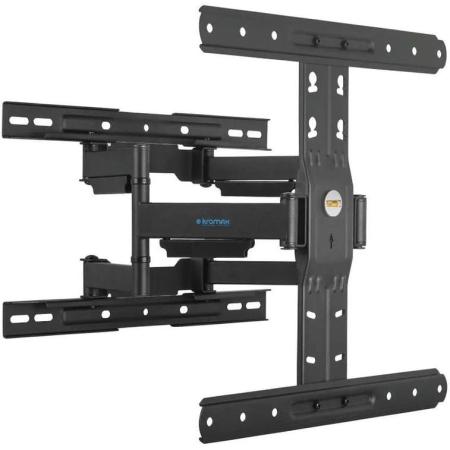 Кронштейн для телевизора Kromax Ultra Slim-101, 21-70", настенный, поворот и наклон,  черный [90652]