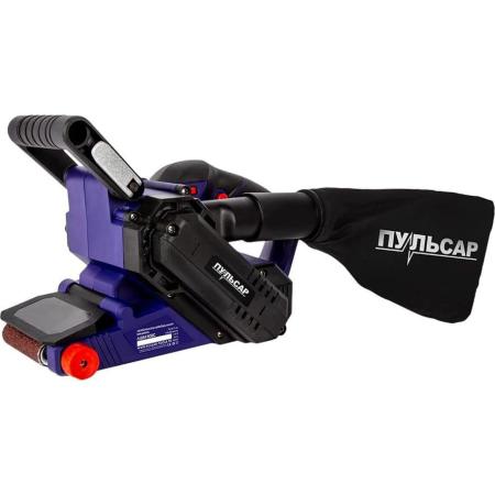 Пульсар Шлифмашина ленточная ЛШМ 800С (800Вт, лента 76x457, 120-380м/мин, 3,3кг) 916-578
