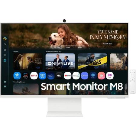 32" Монитор Samsung S32FM801UMXUE,  3840x2160,  VA,  1хHDMI,  белый [ls32fm801umxue]
