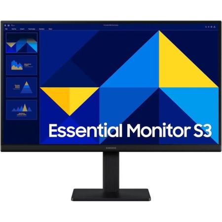 22" Монитор Samsung Essential S3 S22D300GAMXUE,  1920x1080,  IPS,  100Гц,  1хHDMI,  черный [ls22d300gamxue]