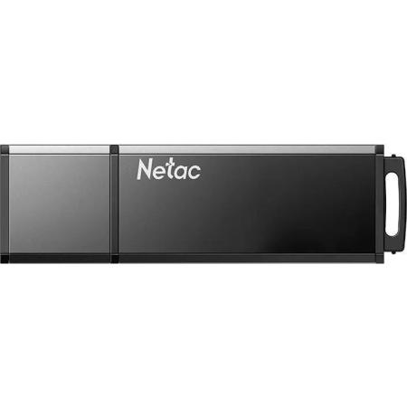 Флешка USB NETAC U351 64ГБ, USB3.0, серый [nt03u351n-064g-32bk]