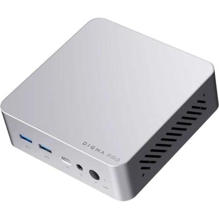 Неттоп DIGMA PRO Minimax X5 Intel Core i7 13620H,  DDR5 16ГБ, 512ГБ(SSD),  Intel UHD Graphics,  Windows 11 Pro,  серебристый [dpp7-adxw01]