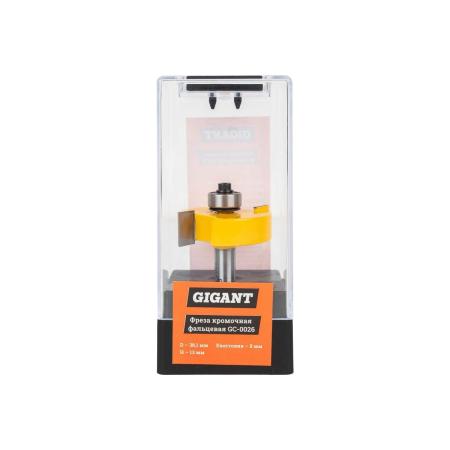 Gigant Фреза кромочная фальцевая D38.1 H13мм хвостовик 8мм GC-0026