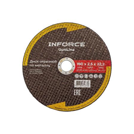 Inforce Диск отрезной по металлу OptiLine (180x2.5x22.2 мм) INB18025