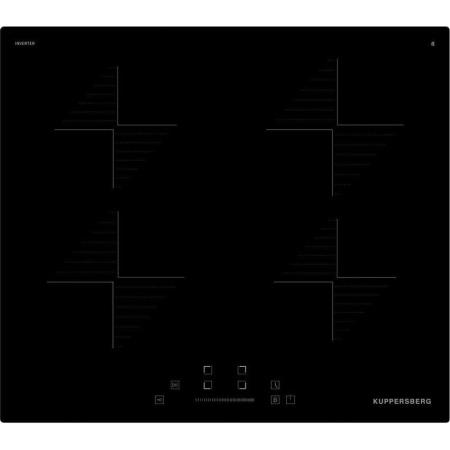 Индукционная варочная поверхность KUPPERSBERG ICI 604, конфорок: 4 шт.,  стеклокерамика,  независимая, черный