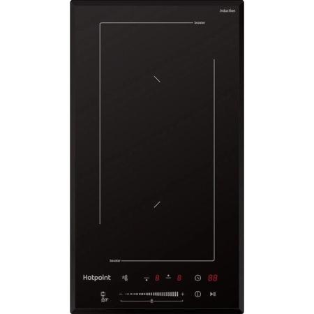 Индукционная варочная поверхность HOTPOINT HS 1430 BA, конфорок: 2 шт.,  стеклокерамика,  независимая, черный