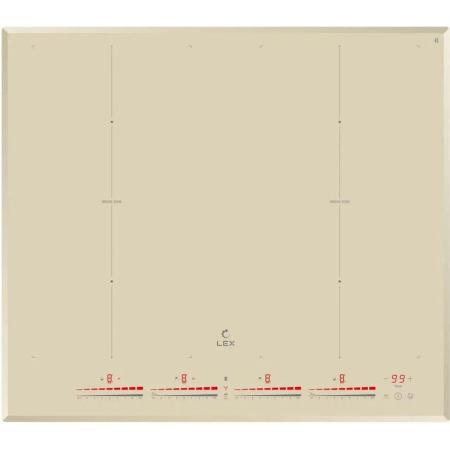 Индукционная варочная поверхность LEX EVI 641C I IV, конфорок: 4 шт.,  стеклокерамика,  независимая, слоновая кость