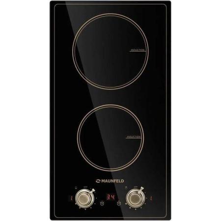 Индукционная варочная поверхность MAUNFELD CVI292MBKBR, конфорок: 2 шт.,  стеклокерамика,  независимая, черный