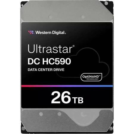 Жесткий диск WD SATA-III 26TB 0F65672 WUH722626ALE6L4 Server Ultrastar DC HC590 4KN (7200rpm) 512Mb 3.5"