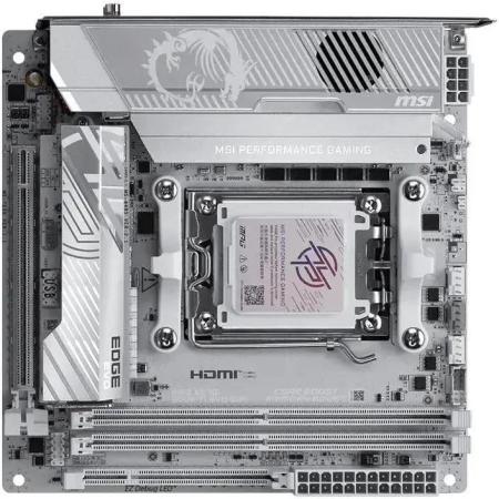 Материнская плата MSI MPG X870I EDGE TI EVO WIFI Socket AM5 AMD X870E 2xDDR5 mini-ITX AC`97 8ch(7.1) 5Gigabit RAID+HDMI