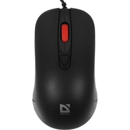 Defender Мышь проводная оптическая Omega MB-522 черн,4кнопки,500-1600dpi,1,8м