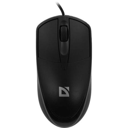 Defender Мышь проводная оптическая Trace MB-989, 3D,1,2м,1000dpi, чёрный.