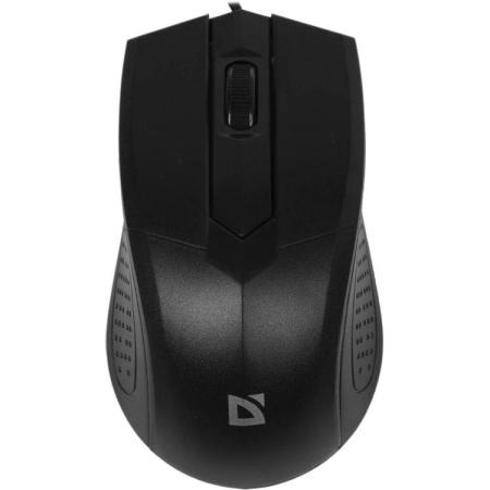 Defender Мышь проводная оптическая Optimum MB-270 PRO:черн,3кн,1200dpi,1.8м,тефл
