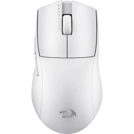 Мышь беспроводная Redragon K1ng 4K Pro, игровая, Bluetooth/Радио, оптическая, USB, 26000dpi, белый [72212]