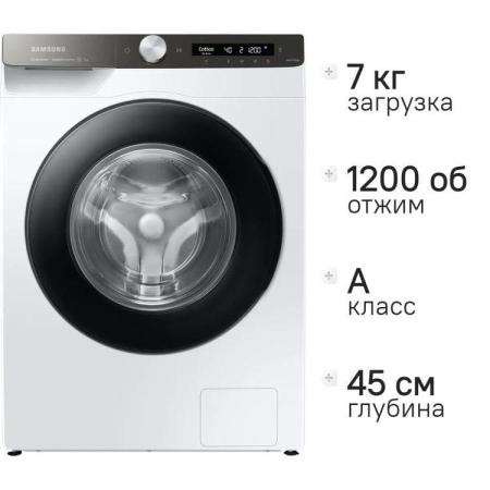 Стиральная машина Samsung WW70AG6S23ATLP класс: A загр.фронтальная макс.:7кг белый инвертор