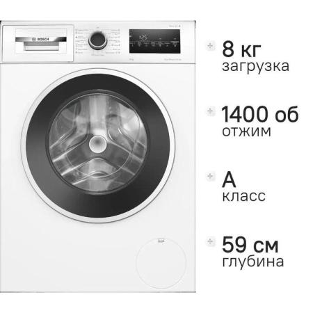 Стиральная машина Bosch Serie 4 WAN28201ME пан.англ. класс: A загр.фронтальная макс.:8кг белый