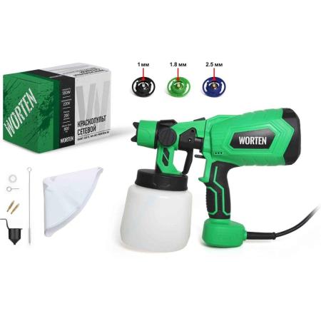 WORTEN Краскопульт сетевой 550Вт, 0,8 л, WS-003 IM КА-90000479