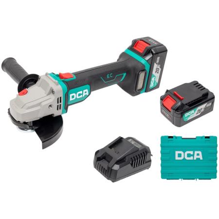 DCA Угловая шлифовальная машина аккумуляторная ADSM06-125 (TYPE FK)