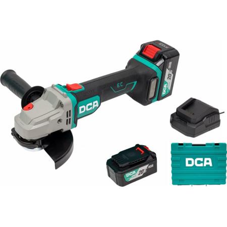 DCA Угловая шлифовальная машина аккумуляторная ADSM06-125 (TYPE EM)