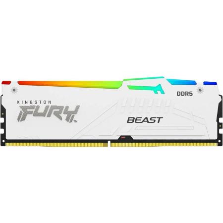 Оперативная память Kingston Fury Beast White Expo KF556C36BWEA-32 DDR5 -  1x 32ГБ 5600МГц, DIMM,  White,  Ret