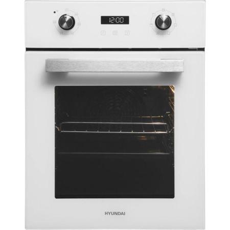Духовой шкаф Электрический Hyundai HEO 45411 WG белый стекло/серебристый