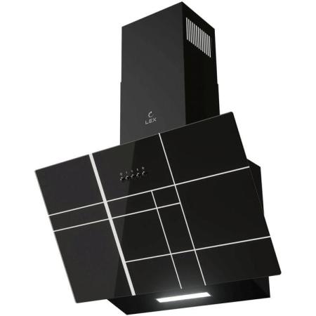 Вытяжка каминная Lex Moza 600 R1 черный управление: кнопочное (1 мотор)