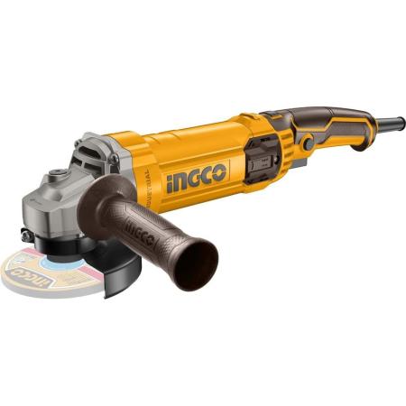 INGCO Угловая шлифовальная машина 1100 Вт, 125 мм INDUSTRIAL AG1100385