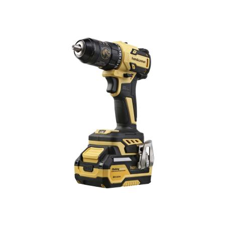 Hanskonner Дрель акк б/щ, 18В, 1BatterySystem, 65Нм, 1х4Ач, 13мм, кейс HCD1865SC