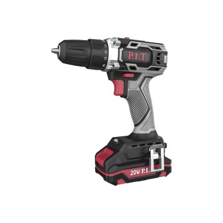 P.I.T. Дрель аккумуляторная SOLO (20В, 30Нм, патрон 10 мм, 2ск, коробка) PBM20H-10B