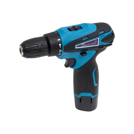 AktiTool Аккумуляторная дрель-шуруповерт cd12g set (12в, 2 li-ion, 1500 mah, кейс, гибкий удл.) 101203