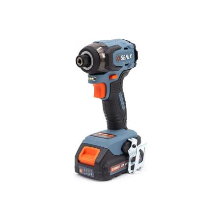 SENIX Импульсный шуруповерт X2 20В, 180Нм, 1х4Ач, ЗУ, кейс PDIX2-M6-EU