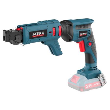 ALTECO Бесщеточный аккумуляторный ленточный шуруповерт для гипсокартона CBS 21-55 BL Solo 78004