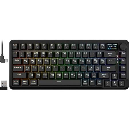 Клавиатура Redragon Flekact Pro, USB, Bluetooth/Радиоканал, механическая, черный [72535]