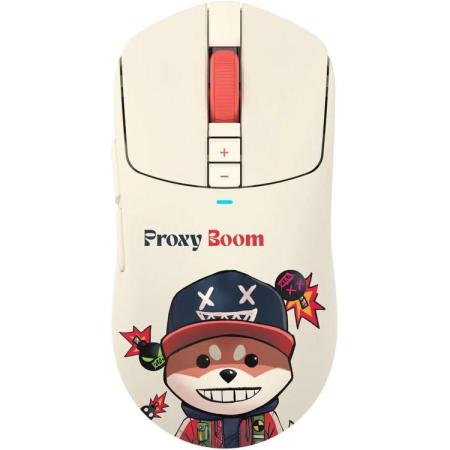 Мышь беспроводная A4TECH Bloody R72 Ultra Duo Proxy Boom, игровая, радио, оптическая, USB, USB-C, 20000dpi, бежевый