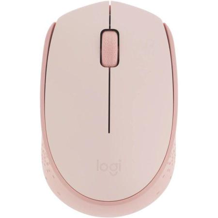 Мышь беспроводная Logitech M171, радио, оптическая, USB, 1000dpi, розовый [910-006865]