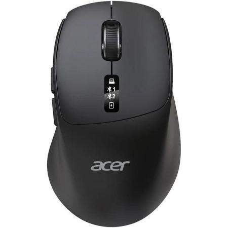 Мышь беспроводная Acer OMR503, Bluetooth/Радио, оптическая, USB, 3200dpi, черный [zl.mce11.01b]
