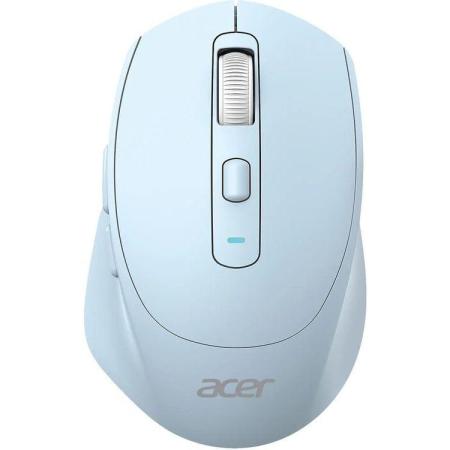 Мышь беспроводная Acer OMR504, Bluetooth/Радио, оптическая, USB, 3200dpi, голубой [zl.mce11.01e]