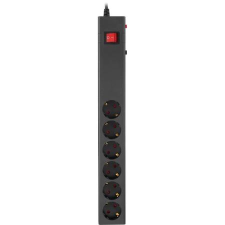 Сетевой фильтр Buro 600SE-3-B, 3м, черный