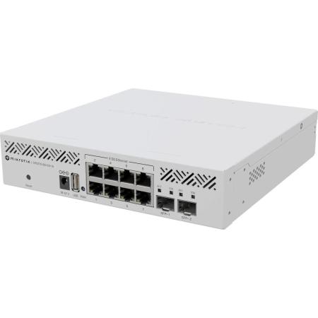 Коммутатор MIKROTIK CRS310-8G+2S+IN, управляемый
