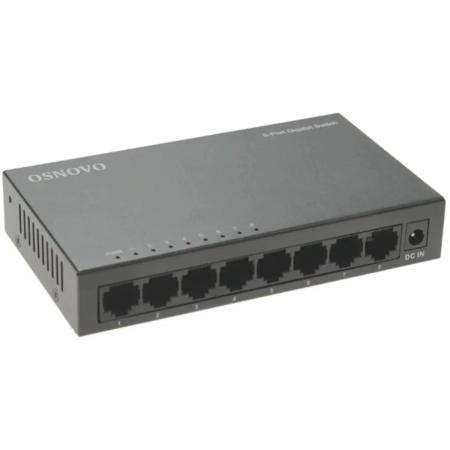 Коммутатор OSNOVO SW-8G, неуправляемый