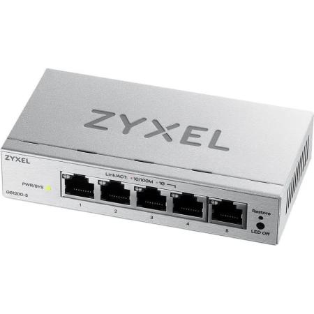 Коммутатор ZyXEL GS1200-5V3-EU0101F, управляемый