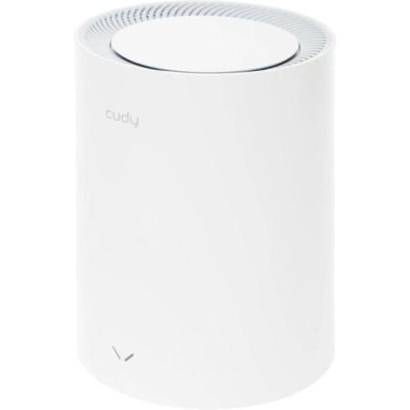 Бесшовный Mesh роутер CUDY M3000,  Wi-Fi 6,  AX3000,  2.4/5ГГц, 1 LAN,  белый [m3000(1-pack) white]