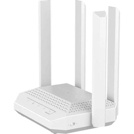 Wi-Fi роутер KEENETIC Netcraze Challenger,  Wi-Fi 6,  AX3000,  2.4/5ГГц, 2 WAN/LAN, белый [nc-3910]