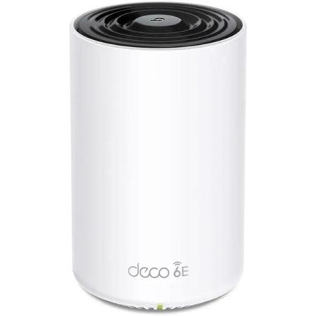 Бесшовный Mesh роутер TP-LINK Deco XE75 Pro,  Wi-Fi 6E,  AXE5400,  2.4/5/6ГГц, 3 WAN/LAN, белый [deco xe75 pro(1-pack)]