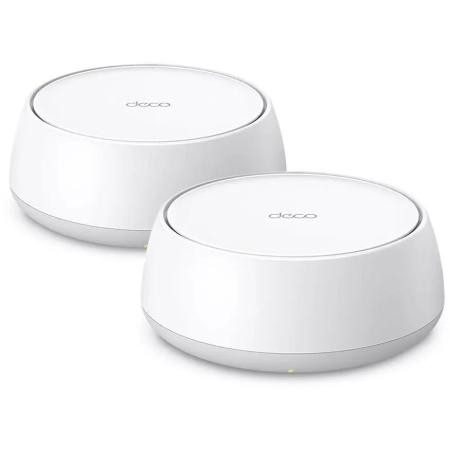 Бесшовный Mesh роутер TP-LINK Deco BE25,  Wi-Fi 7,  BE3600,  2.4/5ГГц, 2 WAN/LAN, белый, 2 шт. в комплекте [deco be25(2-pack)]