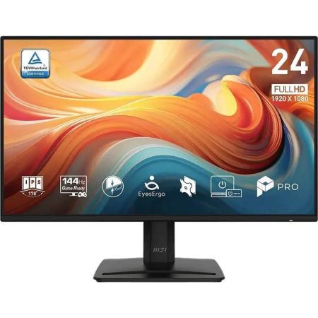 23.8" Монитор MSI Pro MP242 E14A,  1920x1080,  IPS,  144Гц,  1хHDMI,  1хDP,  черный [9s6-3pd1ct-050]
