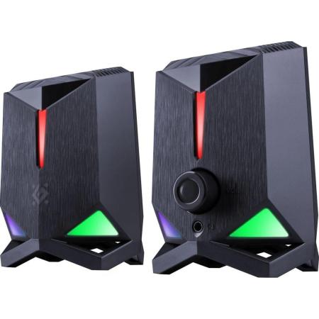 Колонки Defender Rocket,  2.0,  черный [65094]