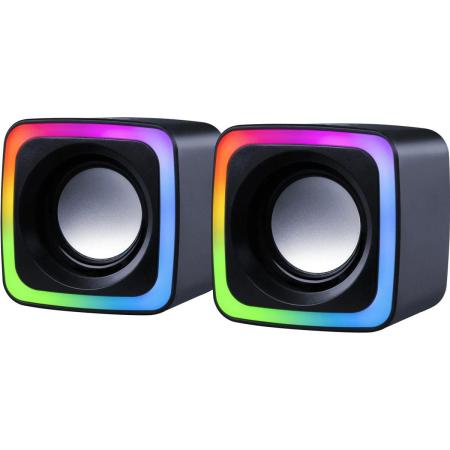 Колонки Bluetooth Defender Solar 7,  2.0,  черный [65117]